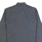 HUGO BOSS Extra Slim Mens Plain Shirt Grey Long Sleeve L