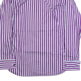 TED BAKER Mens Shirt Purple Striped Long Sleeve M