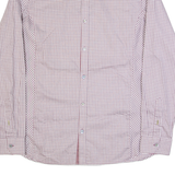 TED BAKER Mens Shirt Red Check Long Sleeve L
