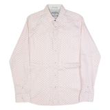 TED BAKER Mens Shirt Pink Crazy Pattern Long Sleeve M