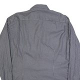 TED BAKER Mens Shirt Grey Houndstooth Long Sleeve L