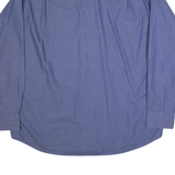 TOMMY HILFIGER Mens Plain Shirt Blue Long Sleeve XL