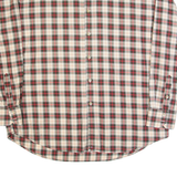 TOMMY HILFIGER Mens Shirt Red Check Long Sleeve XL