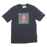 CHAMPION Basketball Mens T-Shirt Black Crew Neck S