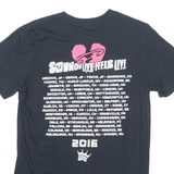 GILDAN 50 Seconds Of Summer Mens Band T-Shirt Black Crew Neck M