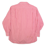 TOMMY HILFIGER Mens Shirt Red Striped Long Sleeve XL