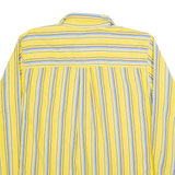 CHAPS Mens Shirt Yellow Striped Long Sleeve XL