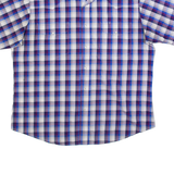 WRANGLER Mens Shirt Blue Check L