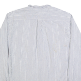 TOMMY HILFIGER Mens Shirt White Striped Long Sleeve XL