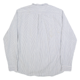TOMMY HILFIGER Mens Shirt White Striped Long Sleeve XL