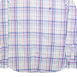 NAUTICA Mens Shirt White Check Long Sleeve XL
