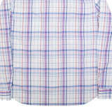 NAUTICA Mens Shirt White Check Long Sleeve XL