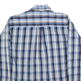 WRANGLER Mens Shirt Blue Check Long Sleeve M