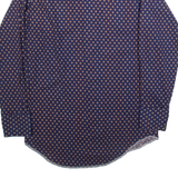 WRANGLER Mens Shirt Blue Spotted Long Sleeve M