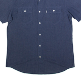 LEVI'S Mens Plain Shirt Blue S
