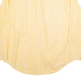 NAUTICA Mens Shirt Yellow Check Long Sleeve L