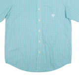 CHAPS Mens Shirt Blue Check M