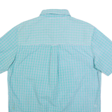 CHAPS Mens Shirt Blue Check M