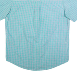 CHAPS Mens Shirt Blue Check M