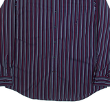 NAUTICA Mens Shirt Blue Striped Long Sleeve XL