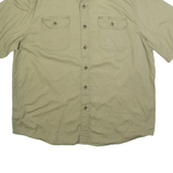 WRANGLER Mens Plain Shirt Green XL