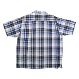 WRANGLER Mens Shirt Blue Check XL