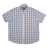LEE Mens Shirt Blue Check 2XL