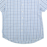 TOMMY HILFIGER Mens Shirt Blue Check XL