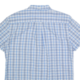 TOMMY HILFIGER Mens Shirt Blue Check XL