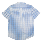TOMMY HILFIGER Mens Shirt Blue Check XL