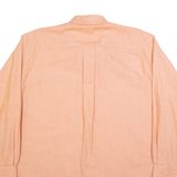 NAUTICA Mens Plain Shirt Orange Long Sleeve XL