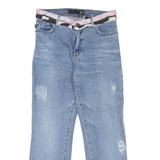 JUST CAVALLI Womens Jeans Blue Slim Tapered Stone Wash W28 L26