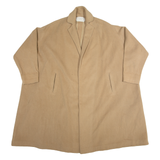 GIUSY BRESCIANI Womens Overcoat Coat Brown 90s L