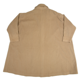 GIUSY BRESCIANI Womens Overcoat Coat Brown 90s L