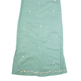 JAMIE BROOKE Womens Dungaree Dress Blue 90s Sleeveless Long S