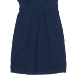 BODEN Womens Fit & Flare Dress Blue Short Sleeve Knee Length UK 8