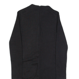 ZARA Womens Bodycon Dress Black Long Sleeve Knee Length S