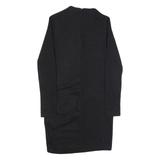 ZARA Womens Bodycon Dress Black Long Sleeve Knee Length S