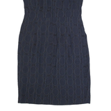 LAURA ASHLEY Womens Pencil Dress Black Sleeveless Midi UK 16