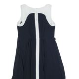 MINT VELVET Womens A-Line Dress Black Sleeveless Midi UK 10