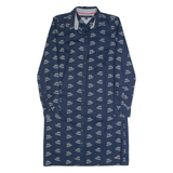 TOMMY HILFIGER Boats Womens Shirt Dress Blue Long Sleeve Knee Length XS