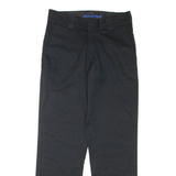 DICKIES Mens Trousers Black Regular Straight W28 L30