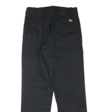 DICKIES Mens Trousers Black Regular Straight W28 L30