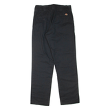 DICKIES Mens Trousers Black Regular Straight W28 L30