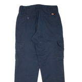 DICKIES Mens Trousers Blue Regular Straight W32 L32