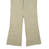 DICKIES Womens Trousers Beige Regular Flared W32 L30