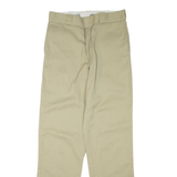 DICKIES Mens Trousers Beige Regular Straight W32 L34