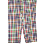 LAUREN RALPH LAUREN Check Womens Trousers Green Regular Tapered W36 L30
