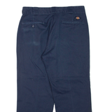 DICKIES Mens Trousers Blue Regular Straight W32 L26