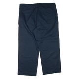 DICKIES Womens Trousers Blue Regular Straight W40 L27